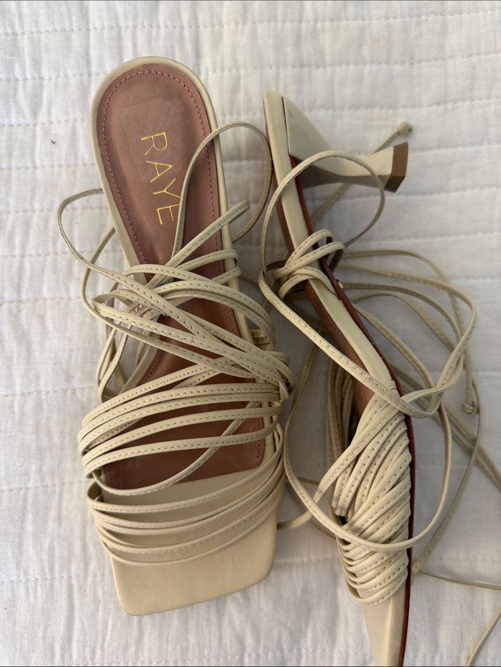 Raye Lace-up kitten heel